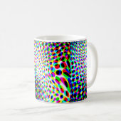 Farbige Kreise Kaffeetasse (VorderseiteRechts)