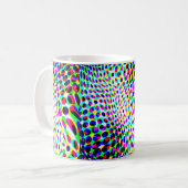 Farbige Kreise Kaffeetasse (Vorderseite Links)