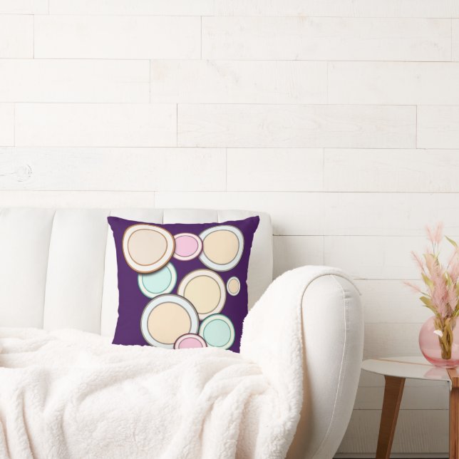 Farbige Kreise Kissen Kissen (Liege)