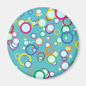 Farbige Kreise Magnet (Vorne)