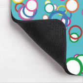 Farbige Kreise Maus Pad Mousepad (Ecke)