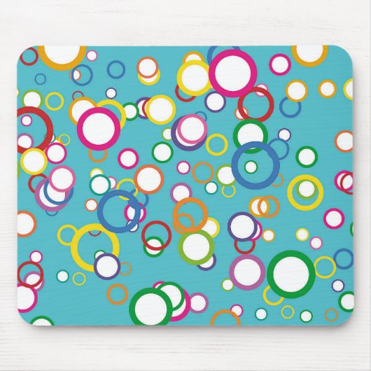 Farbige Kreise Maus Pad Mousepad (Vorne)