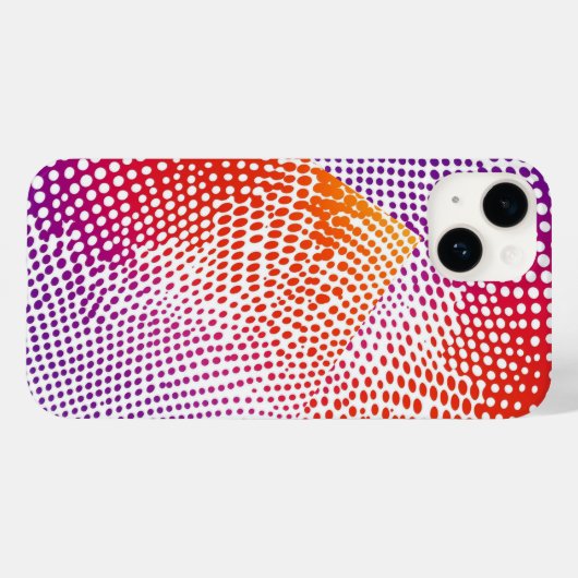 Farbige Kreise Moderne Case-Mate iPhone Hülle (Rückseite (Horizontal))