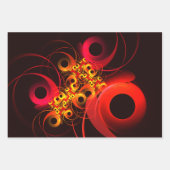 Farbige Kreise Modernes Abstraktes Kunstmuster #08 Geschenkpapier Set (Vorderseite)