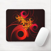Farbige Kreise Modernes Abstraktes Kunstmuster #08 Mousepad (Mit Mouse)