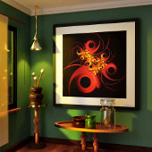 Farbige Kreise Modernes Abstraktes Kunstmuster #08 Poster