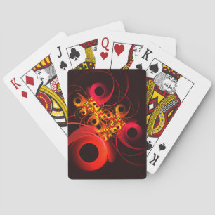 Farbige Kreise Modernes Abstraktes Kunstmuster #08 Spielkarten