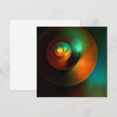 Farbige Kreise Modernes Abstraktes Kunstmuster #18 (Vorne/Hinten)