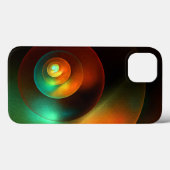 Farbige Kreise Modernes Abstraktes Kunstmuster #18 Case-Mate iPhone Hülle (Rückseite (Horizontal))