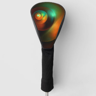 Farbige Kreise Modernes Abstraktes Kunstmuster #18 Golf Headcover
