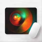 Farbige Kreise Modernes Abstraktes Kunstmuster #18 Mousepad (Mit Mouse)