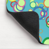 Farbige Kreise Mousepad (Ecke)