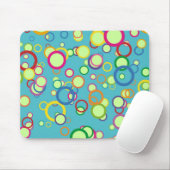 Farbige Kreise Mousepad (Mit Mouse)