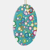 Farbige Kreise Rainbow Ornament (Rechts)