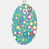 Farbige Kreise Rainbow Ornament (Links)