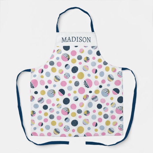 Farbige Kreise Schürze (Vorderseite)