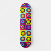 Farbige Kreise Skateboard (Vorne)