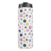 Farbige Kreise Thermosbecher (Vorderseite)
