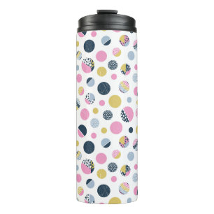 Farbige Kreise Thermosbecher