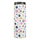 Farbige Kreise Thermosbecher (Rückseite)