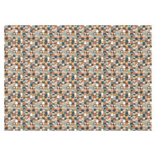 Farbige Kreise Tischdecke (Vorderseite (Horizontal))