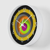 Farbige Kreise Uhr (Winkel)