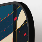 Farbige Kreisform Pickleball Schläger (Linke Seite)