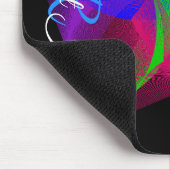 Farbige kreisförmige Blend-Geometric-Mauspad Mousepad (Ecke)