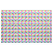 Farbige Kreispunkte Stoff (Yard (91,4 cm))