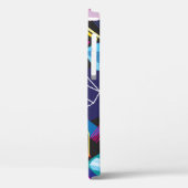 Farbige Kristalle, abstrakter Hintergrund Case-Mate iPhone Hülle (Rückseite / Links)