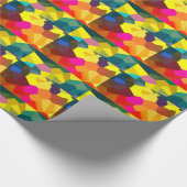 Farbige Kristalle Geschenkpapier (Ecke)