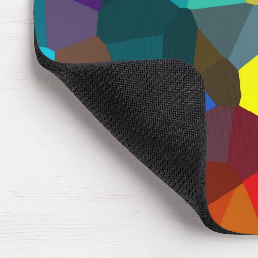 Farbige Kristalle Mousepad (Ecke)
