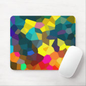 Farbige Kristalle Mousepad (Mit Mouse)