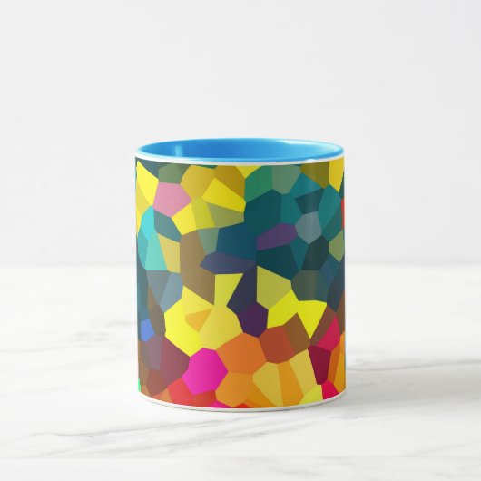 Farbige Kristalle Tasse (Zentrum)