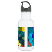 Farbige Kristalle Trinkflasche (Rückseite)