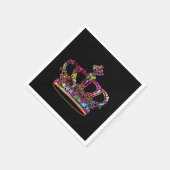 Farbige Krone Serviette (Ecke)