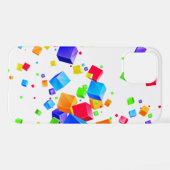 Farbige Kuben 1 iPhone Hülle (Rückseite (Horizontal))