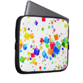 Farbige Kuben 1 Laptopschutzhülle (Vorne Rechts)