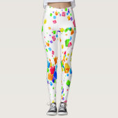 Farbige Kuben 1 Leggings (Vorderseite)