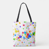 Farbige Kuben 1 Tasche (Rückseite)