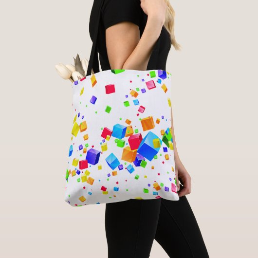 Farbige Kuben 1 Tasche (Von Nahem)