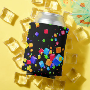 Farbige Kuben 2 Dosenkühler