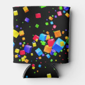 Farbige Kuben 2 Dosenkühler (Vorderseite)