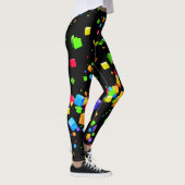 Farbige Kuben 2 Leggings (Rechts)