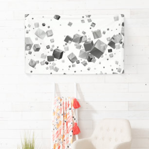 Farbige Kuben 3 Banner