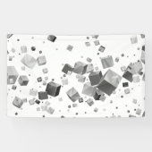 Farbige Kuben 3 Banner (Horizontal)
