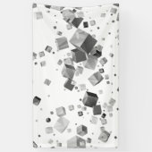 Farbige Kuben 3 Banner (Vertikal)