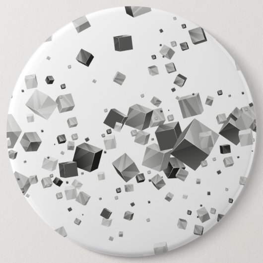 Farbige Kuben 3 Button (Vorderseite)