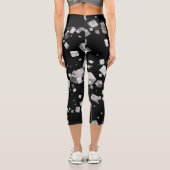 Farbige Kuben 4 Capri Leggings (Rückseite)