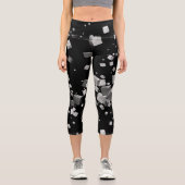 Farbige Kuben 4 Capri Leggings (Vorderseite)